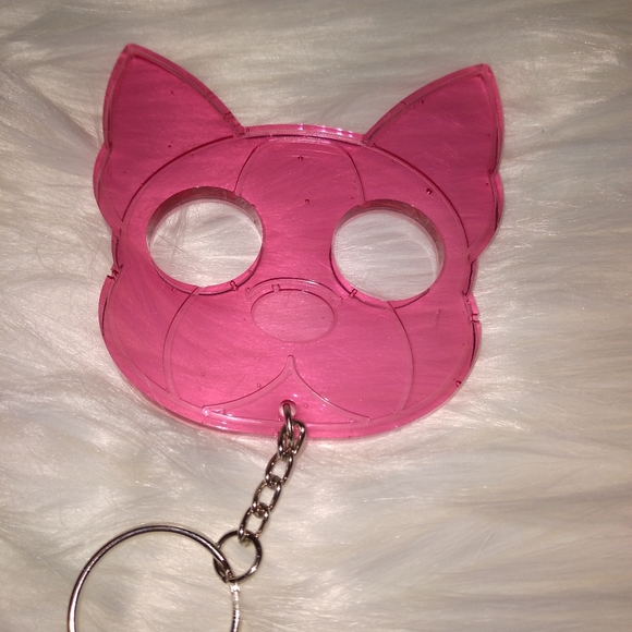 Hand Crafted Accessories - French bulldog self defense keychain